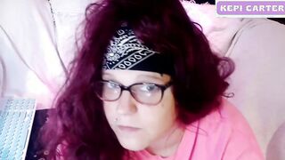 Kepi Carter watching porn and masturbating