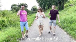 Russian cougar ready to help tourists