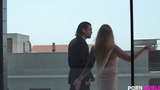 Cheating Wifey Misha Maver Gets Slammed double penetration Style By Her