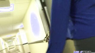 MilfTrip Bombshell cougar Businesswoman Makes Lucky Dude JIZZES Twice Into 1 Session