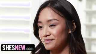 She's New - Exotic oriental Stunner Jade Kimiko goes all