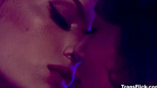TS Jade pounds a juicy pussy