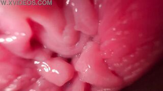 Close up wide cunt spreading and kinky talk