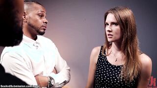 Blackmailed stepdaughter dp interracial