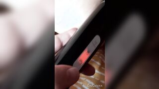 Closeup orgasm with toy