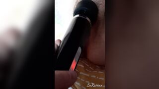 Closeup orgasm with toy
