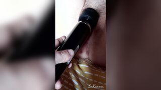 Closeup orgasm with toy