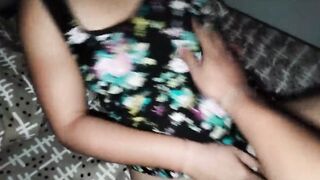 I help my stepsister inside her awakening and I cum inside her snatch