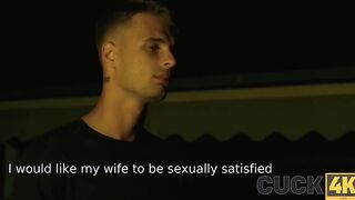 CUCK4K. Eyes Wide Blindfold Wifey