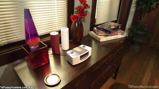 Asian shemale anal fucks MILF neighbor