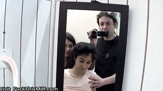 PUBLIC THREESOME SEX AT THE MALL... BUSTED!!
