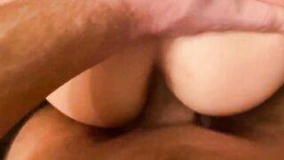 Cheating Wifey gets banged! by huge penis while she talks on the phone with her hubby