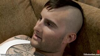 College shemale anal fucks worker