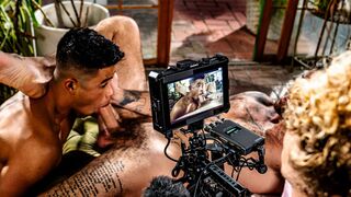 Asian hunk meets tattoed rough guy