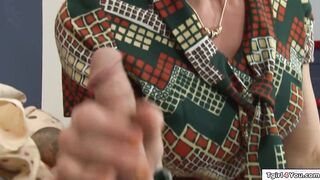 TS milf Delia DeLions suck stepson boner
