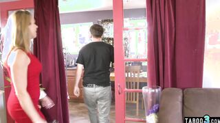 MILF took a ride on son in laws big cock
