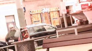 Incredible young chick pounded rough into vehicle