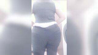 stripteace performance secretary Beauty erotic mexican cougar long ass huge booty take out all her clothes inside her work amateur