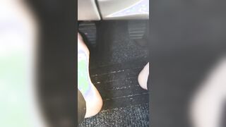 Hot legs drive the vehicle by pressing the pedals