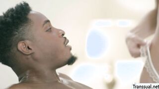 Trans masseuse analed by black client