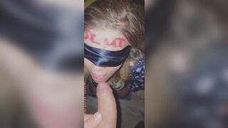 Crazy bimbo degraded
