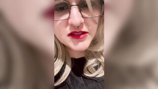 Masturbation inside a outdoors toilette