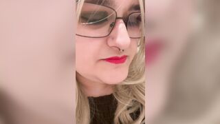 Masturbation inside a outdoors toilette