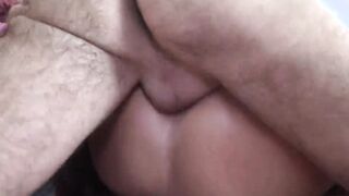 Beauty blonde skank takes the old dick