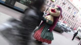 Nasty women eats an anal jizzed