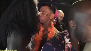 real carnaval anal samba boned party group sex