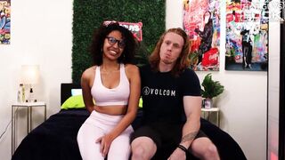 Hispanic Crazy Hot Freak Makes Red Fellatio Bodybuilder Nut Twice