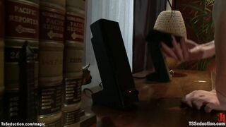 Shemale lady fucks man on first date