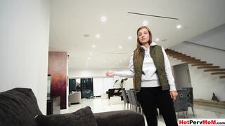 MILF has nasty idea to motivate stepson