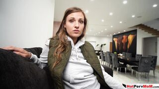 MILF has nasty idea to motivate stepson