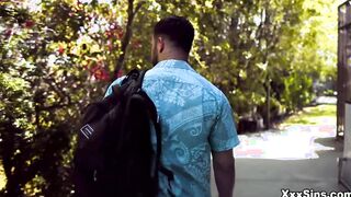 Pool cleaner Seth bangs his hot client