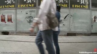 Primekink porn video – Euro babe fucked in public outdoors