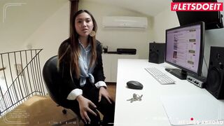 LETSDOEIT - Young Thai Skank (May Thai) Boned Abroad By