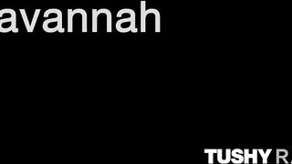 TUSHYRAW Goddess blonde Savannah gets her curvy booty boned rough