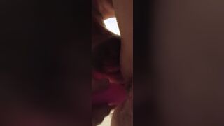 Outrageous porn video – Satin Lady and JRock sex toy play pt. two
