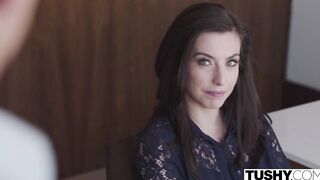TUSHY Anal-obsessed Spencer can't resist seducing her boss