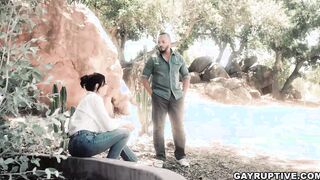 Dillon Diaz gets into a hot gay group orgy at the ranch