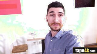 Spanish sexy Groped and Nailed Into Front of Her Broke