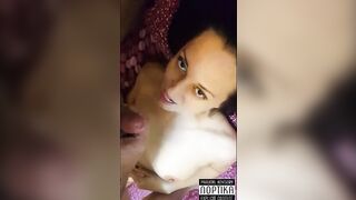 Slutty milf wants to eat cum!