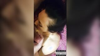 Slutty milf wants to eat cum!
