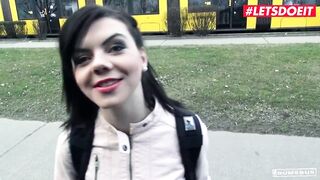 LETSDOEIT Voyeur German Scarlett Rose Takes bbcs On The Van