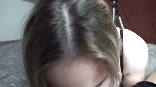 Hard Sex And Sloppy Fellatio With 18 Year Old Step Sister Into College Dorm Cum Shot
