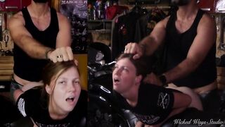 "Satisfy cum inside my butt" Biker Beauty Lets Me Plowed Her Good Butt Bent Over