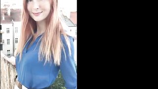 ScrewMeToo Freckled Red Head Spreads Em Wide With Pride