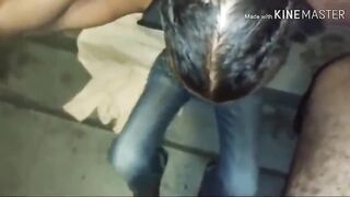 Bust into mouth before caught by police