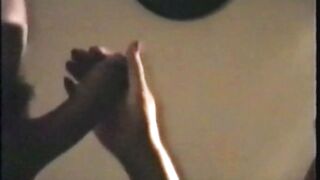 Retro porn: me coming on face, breasts and pussy